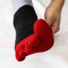 Artfasion Men's Toe Socks Cotton Fun Casual Athletic Running Ankle Five Finger Crew Socks 5 Pair 9-12 view 3