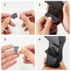 2 Pairs Recurve Bow Arrow Rest Archery Hair Arrow Rest Stick on Bow Fur Adhesive Shelf Rests Longbow Fur Pad Recurve Accessories for Outdoor Hunting Shooting Practice view 3