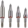 AMEYXGS 12/24 Pack Archery Field Points 5/16 inches Cutting Diameter 75/100/125/150/200/250/300 Grain Stainless Steel Arrow Tip Arrow Points for Target Practice and Hunting (300 Grain 24 pcs) view 1
