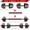 BCBIG Adjustable-Dumbbells-Sets,Free Weights-80lb(40lb*2) Dumbbells Set of 2 Convertible To Barbell A Pair of Lightweight for Home Gym,Women,Men view 3