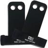 WOD Nation Gymnastic Bar Hand Protectors - Durable Leather & Pull Up Bar Workouts - Wrist Support & Kettlebell Training - Round Finger Holes & Gymnastic Ring Training - Small, Black view 1