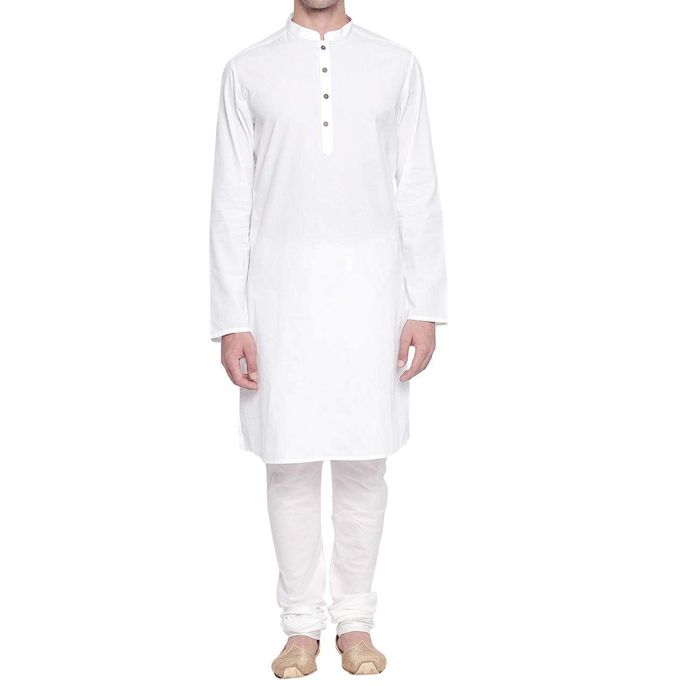 Men's Kurta with Pajama Set Cotton Traditional Festival Season Wedding Any Occasion