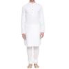 Men's Kurta with Pajama Set Cotton Traditional Festival Season Wedding Any Occasion view 1
