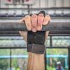 WOD Nation Barbell Gymnastics Grips for Pull-up Training - Black, Large - Leather Pull-Up Palm Grips & Kettlebell Hand Protector for Barbells view 3