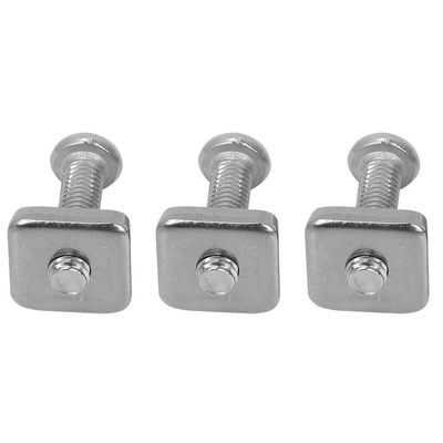 3 Pcs Fin Screws for, Pan Stainless Steel Screws for Long Board Paddle Board, for Plastic Single for Glass Fiber Reinforced Plastic Single (M5*19MM)