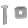 3 Pcs Fin Screws for, Pan Stainless Steel Screws for Long Board Paddle Board, for Plastic Single for Glass Fiber Reinforced Plastic Single (M5*19MM) view 3