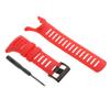 Inzopo Spare bracelet Lightweight Rubber Band Instrument For Clock Black Red view 1
