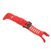 Inzopo Spare bracelet Lightweight Rubber Band Instrument For Clock Black Red view 4