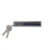 Rothco Thin Blue Line Flag Patch Keychain view 1