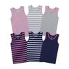 Buyless Fashion Girls Tank Tops - Sleeveless Cami Tanks Cotton Undershirts for Dance Gymnastics, Kids & Toddler Size (6 Pack) 9-10 view 1