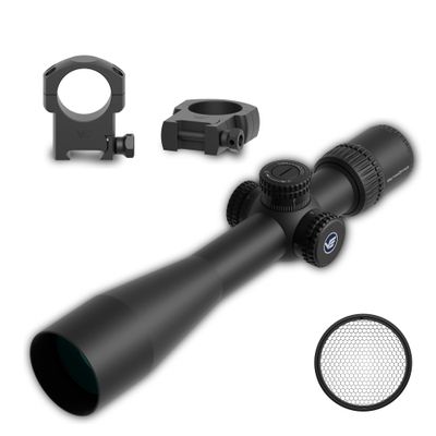 Vector Optics Veyron 6-24x44 30mm Monotube First Focal Plane Short Riflescope Etched Reticle Turret Lock Side Focus Edge-to-Edge Image Multi-Coated for Hunting Sporting & Competition