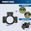 Vector Optics Veyron 6-24x44 30mm Monotube First Focal Plane Short Riflescope Etched Reticle Turret Lock Side Focus Edge-to-Edge Image Multi-Coated for Hunting Sporting & Competition view 2
