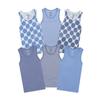 Buyless Fashion Boys Scoop Neck Tagless Undershirts Soft Cotton Tank Top (6 Pack) 11-12 view 1