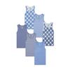 Buyless Fashion Boys Scoop Neck Tagless Undershirts Soft Cotton Tank Top (6 Pack) 11-12 view 2