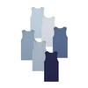Buyless Fashion Boys Scoop Neck Tagless Undershirts Soft Cotton Tank Top (6 Pack) 11-12 view 2
