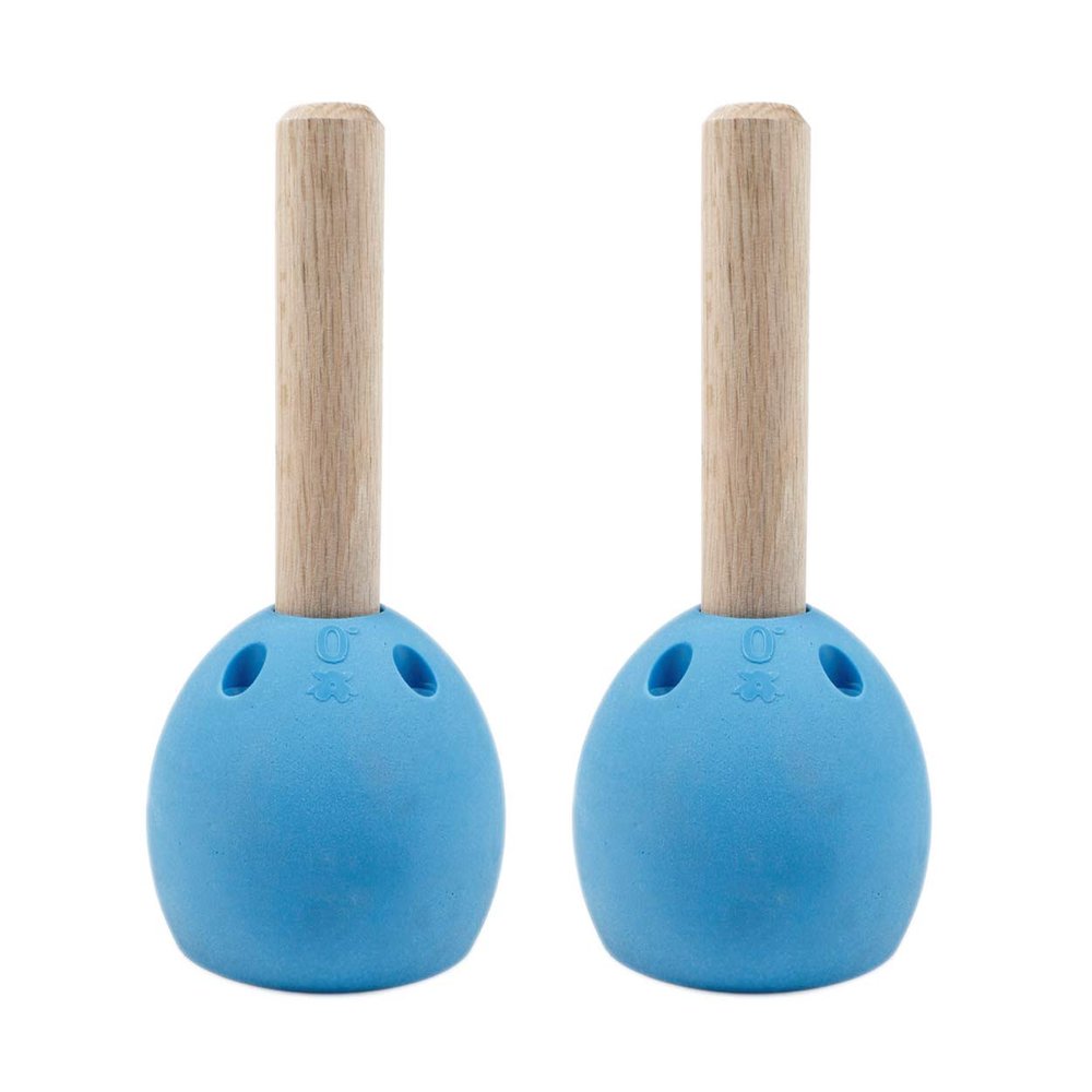 Atomik Rock Climbing Set of 2 Peg Board Receivers for Vertical Walls in Blue