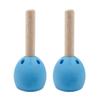 Atomik Rock Climbing Set of 2 Peg Board Receivers for Vertical Walls in Blue view 1