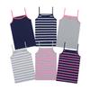 Buyless Fashion Girls Tank Tops - Sleeveless Cami Tanks Cotton Undershirts for Dance Gymnastics, Kids & Toddler Size (6 Pack) 6-7 view 1