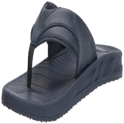 Amazon Essentials Men's Slip-on Flip Flop Comfort Sandals with Enhanced Grip, Cushioning, Navy, 10