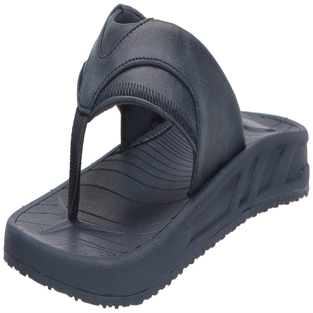 Amazon Essentials Men's Flip Flop Sandal, Navy, 11
