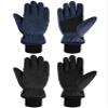 SATINIOR 2 Pairs Kids Waterproof Snow Gloves Boys Girls Windproof Winter Warm Ski Gloves for Cold Weather(12-14 Years,Black, Navy Blue) view 1