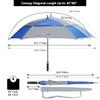 G4Free Extra Large Golf Umbrella 68 inch Square Vented Windproof Auto Open Double Canopy Oversized Stick Umbrella view 2