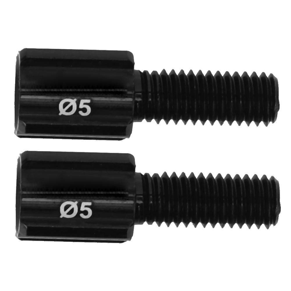 Bicycle Derailleur Adjusting Screw, M5 Black Replacement for Fine-Tuning Rear Derailleur Limit and Tension, for Road and Mountain Bikes
