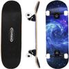 ChromeWheels 31 inch Skateboard Complete Skateboards Double Kick Skate Board 7 Layer Canadian Maple Deck Skateboard for Kids and Beginners view 1