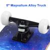 ChromeWheels 31 inch Skateboard Complete Skateboards Double Kick Skate Board 7 Layer Canadian Maple Deck Skateboard for Kids and Beginners view 4