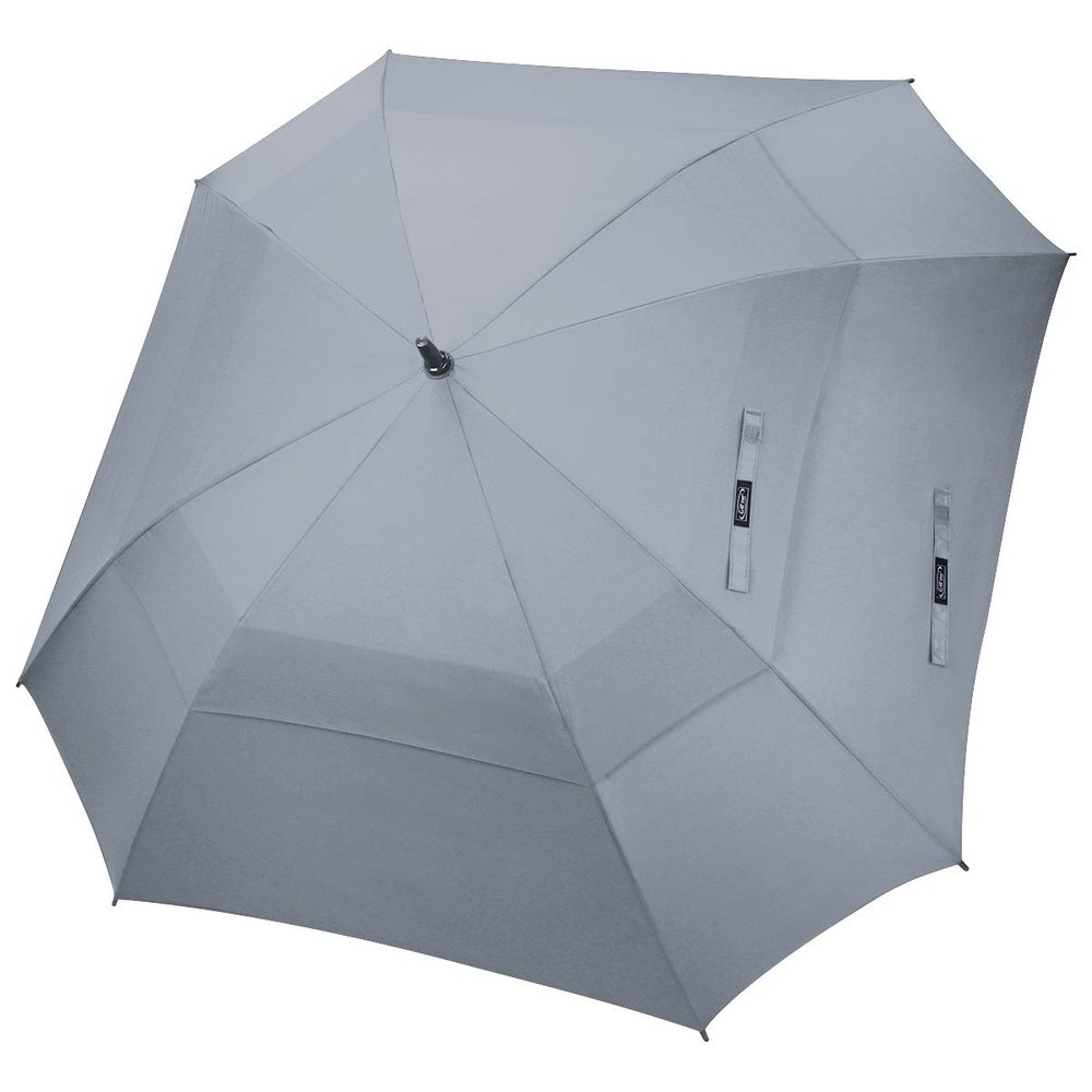 G4Free Extra Large Golf Umbrella 68 inch Square Vented Windproof Auto Open Double Canopy Oversized Stick Umbrella