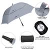 G4Free Extra Large Golf Umbrella 68 inch Square Vented Windproof Auto Open Double Canopy Oversized Stick Umbrella view 3