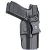 WARRIORLAND IWB Kydex Holster Custom Fit: Glock 17/19/19X/44/45 Gen 3 4 5 & Glock 23/32 Gen 3 4 Pistol, Concealed Carry Holster G17 G19 G19X G23 G32 G44 G45, Adj. Cant & Retention, Right Hand view 1