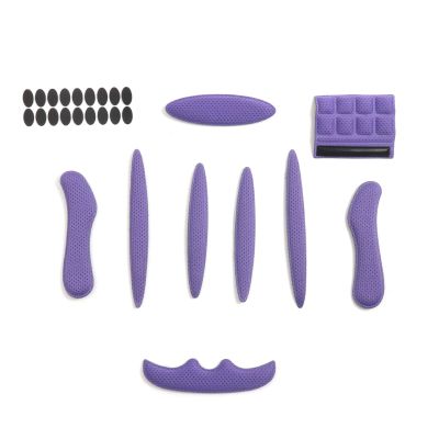 PAXLamb Helmet Padding Kit 27PCS Bicycle Replacement Universal Foam Pads Set Helmet Cushions for Bike Cycling Motorcycle Helmet (Purple)