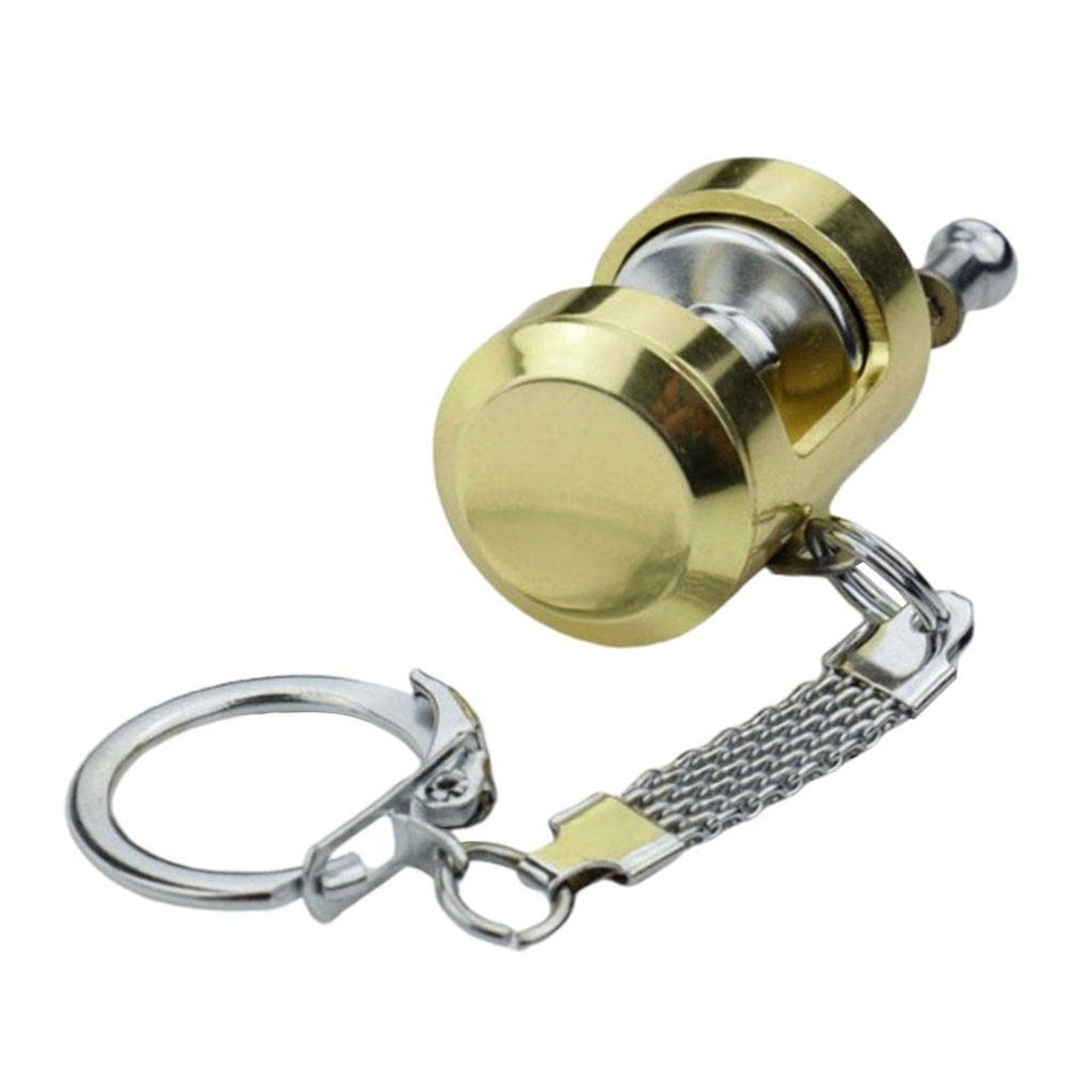 Baosity Fishing Drum Reel Miniature Novelty Gift Keychain