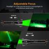 WINDFIRE Green Light LED Flashlight Super Bright Zoomable Waterproof Outdoor Tactical Hunting Flashlight Set with Pressure Switch, Picatiny Mount for Hog Coyote Varmint Hunter view 3