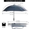 G4Free Extra Large Golf Umbrella 68 inch Square Vented Windproof Auto Open Double Canopy Oversized Stick Umbrella view 2