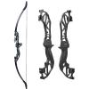 TOPARCHERY Archery Takedown Recurve Bow Hunting Long Bow Alloy Riser for Outdoor Shooting Training- Right Hand - Draw Weight 30lbs 40lbs - with Arrow Sight, Arrow Brush (Black-30lb) view 1