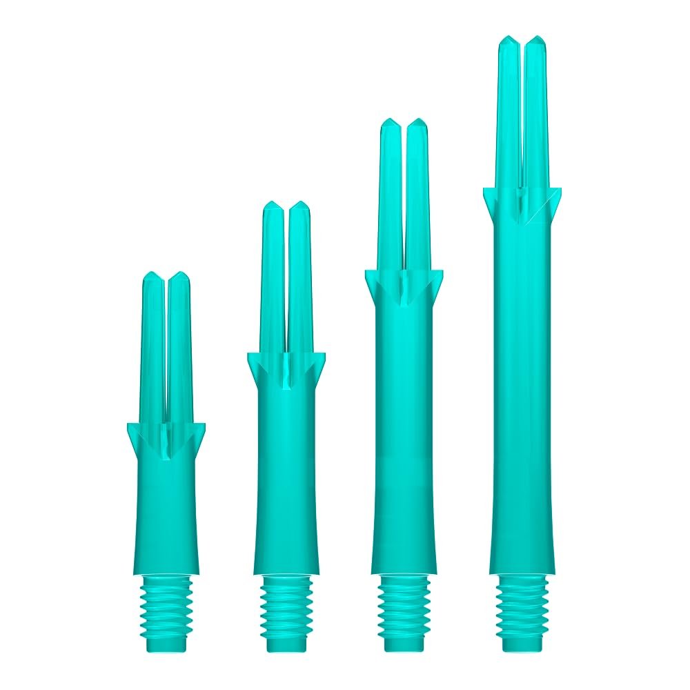 LSTYLE Dart Shafts | Emerald | Long 330 | 1 Set (3 Shafts) | for Soft Tip & Steel Tip Darts
