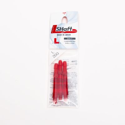 LSTYLE Dart Shafts | Red | Medium 260 | 1 Set (3 Shafts) | for Soft Tip & Steel Tip Darts