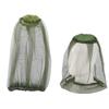 Longdex Head Net Mesh 2PCS Fishing Camping Mesh Face Protector Cap Mosquito Hat Full Covers Military Green view 1