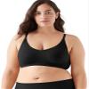 True & Co womens True Body Lift Triangle Adjustable Strap Bra, Black Mesh, XS 30C-D 32A-B US view 1