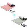 BEAUTYOVO 2 Colors - Buy Together Eco Friendly TPE Non Slip Yoga Mat, 1/3-Inch Extra Thick Yoga Mats for Women Men, for Yoga, Pilates and Floor Exercises view 1