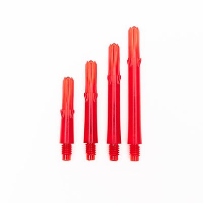 LSTYLE Dart Shafts | Red | Short 190 | 1 Set (3 Shafts) | for Soft Tip & Steel Tip Darts