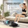 ANCHEER Under Desk Elliptical Machine - Quiet Pedal Exerciser for Seniors, Office & Home, Low-Impact Seated Leg Workout Equipment, Smart LCD Display, Remote Control(Black) view 2