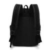 HuaChen Vintage Canvas Travel Backpack with Leather Trim, Laptop Padded Sleeve, Hidden Back Security Pocket, Fits 15-Inch, M32 Black Large view 3