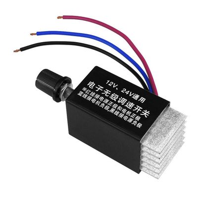 Acxico 1Pcs DC 12V 24V Motor Speed Controller Switch Truck Fan Heater Control Defroster