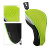 Andux 4pcs/Pack Mesh Golf 460cc Driver Fairway Wood Club Head Covers with Interchangeable No. Tags Green view 4