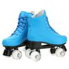 XUDREZ Roller Skates for Women Men Shiny Double Row Four Wheels Roller Skates Womens Roller Skates with Shoes Bag view 4