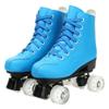 XUDREZ Roller Skates for Women Men Shiny Double Row Four Wheels Roller Skates Womens Roller Skates with Shoes Bag view 3
