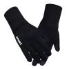 FUFU Gloves Running Gloves, Touch Screen Anti-Slip Lightweight Gloves Liners for Cycling Biking Sporting Driving (Color : Black)